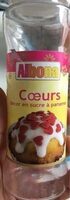 Coeurs décor en sucre