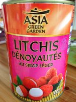 Litchis dénoyautés au sirop leger