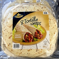 8 tortillas wraps multi-grains