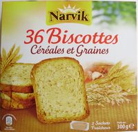 36 Biscottes Céréales et Graines
