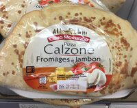 Pizza calzone fromages et jambon