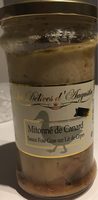 Mitonné de Canard Sauce Foie gras sur Lit de Cèpes