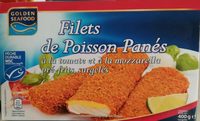 Filet de poisson panés tomates et mozzarella