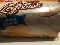Mousse liégeoise saveur vanille