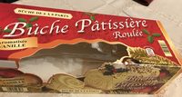 Bûche pâtissière roulée