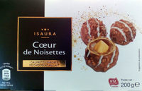 Cœur de noisette - Gaufrette enrobage chocolat au lait
