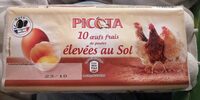 Œufs de poules élevées au sol