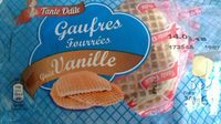 Gaufres Fourrées à la Vanille