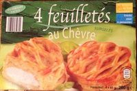4 feuilletés au chèvre