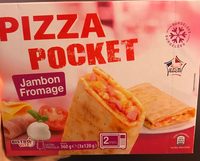 Pizza pocket jambon fromage