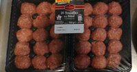 30 boulettes au boeuf nature