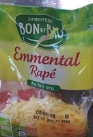 Emmental rapé au lait cru