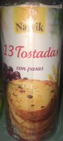 13 Toasts Briochés aux Raisins