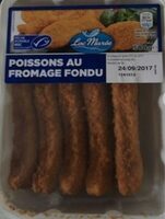Panés de poisson au fromage fondu