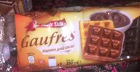 Gaufres nappées goût cacao