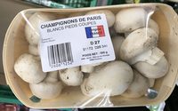 Champignons de Paris blancs pieds coupés