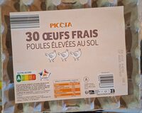 30 oeufs frais