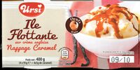 Ile flotante sur créme anglaise