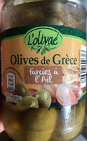 Olives de Grèce - farcies à l'AIl