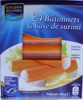 24 Bâtonnets à base de surimi (4 sachets fraîcheur)