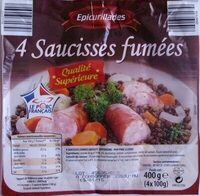 4 Saucisses fumées