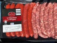 6 chipolatas 6 merguez