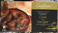 Civet de sanglier (morceaux pour préparation)