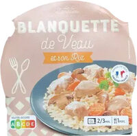 Blanquette de veau et son riz