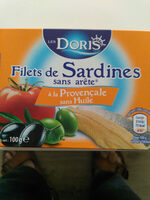 Filets de sardines sans arête