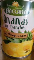 Ananas en tranches au sirop léger