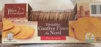 Gaufres fines du nord, pur beurre