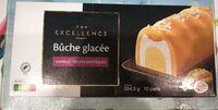 Bûche glacée vanille-fruits exotiques