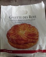 Galette des rois pommes morceaux