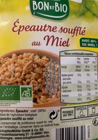 Épeautre Soufflé au Miel