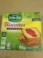 Biscottes au germe de blé