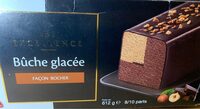 Bûche glacée façon rocher
