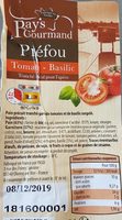 Préfou tomate basilic