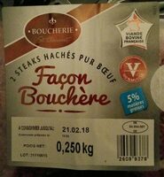 Steak haché pur boeuf - 5% de matières grasses