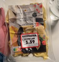 Tortelloni Gigante mit brie und speck