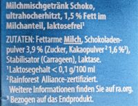 Schokodrink aus fettarmer Milch