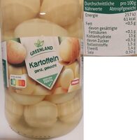 Kartoffeln ganz, gekocht