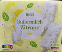 Buttermilch Zitrone Eis