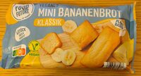 Mini Bananenbrot Klassik, vegan