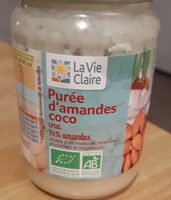 Purée d'amandes coco