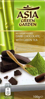 Chocolate negro con té verde