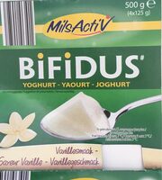 Bifidus Yoghurt 4 Cups x 125 Gram (milsactiv)