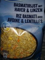 Riz basmati avec avoine et lentilles