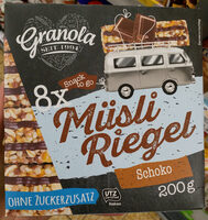 Müsliriegel ohne Zuckerzusatz - Schoko