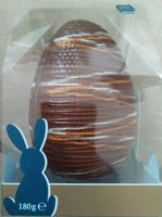 Oeuf décoré en chocolat au lait