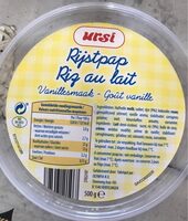 Riz au lait vanille